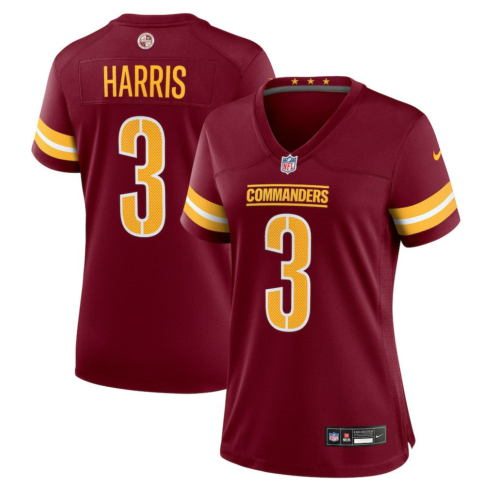 Will Harris Washington Commanders Women's Team Game Jersey - Burgundy - Nike
