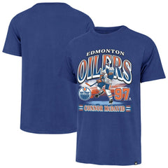 Connor McDavid Edmonton Oilers '47 Franklin Player Name & Number T-Shirt - Royal | 47 brand discount