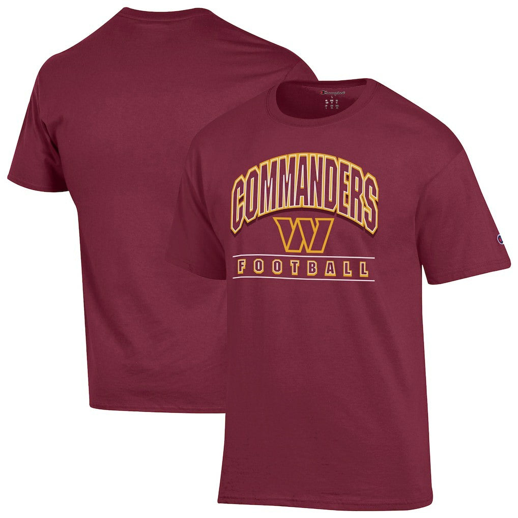 Washington Commanders Champion Football T-Shirt - Burgundy - NFL