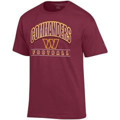 Washington Commanders Champion Football T-Shirt - Burgundy - NFL