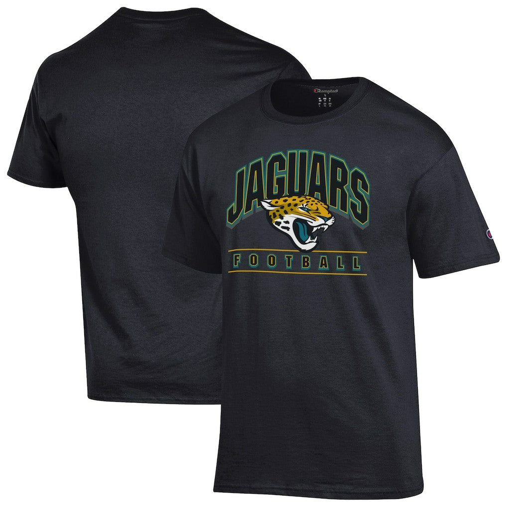Jacksonville Jaguars Champion Football T-Shirt - Black - NFL
