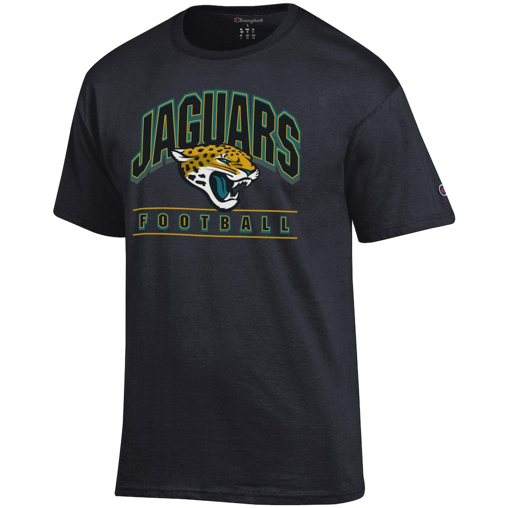 Jacksonville Jaguars Champion Football T-Shirt - Black - NFL