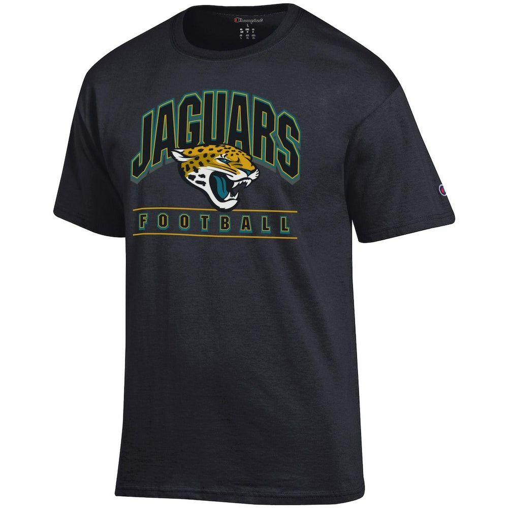 Jacksonville Jaguars Champion Football T-Shirt - Black - NFL