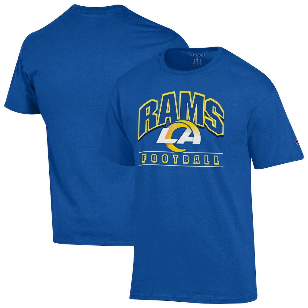 Los Angeles Rams Champion Football T-Shirt - Royal - NFL