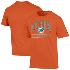 Miami Dolphins Champion Football T-Shirt - Orange - NFL