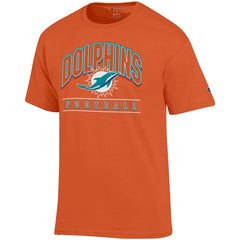 Miami Dolphins Champion Football T-Shirt - Orange - NFL