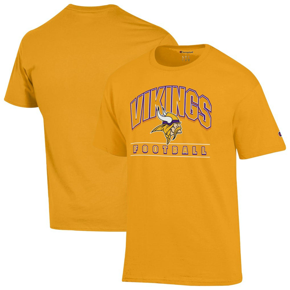 Minnesota Vikings Champion Football T-Shirt - Gold - NFL