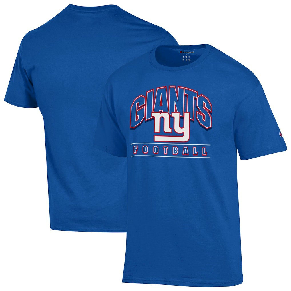 New York Giants Champion Football T-Shirt - Royal - NFL