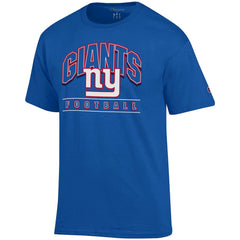 New York Giants Champion Football T-Shirt - Royal - NFL