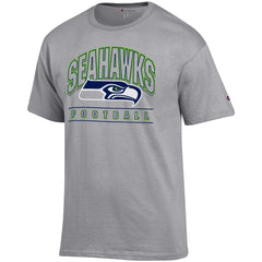 Seattle Seahawks Champion Football T-Shirt - Heather Gray - NFL