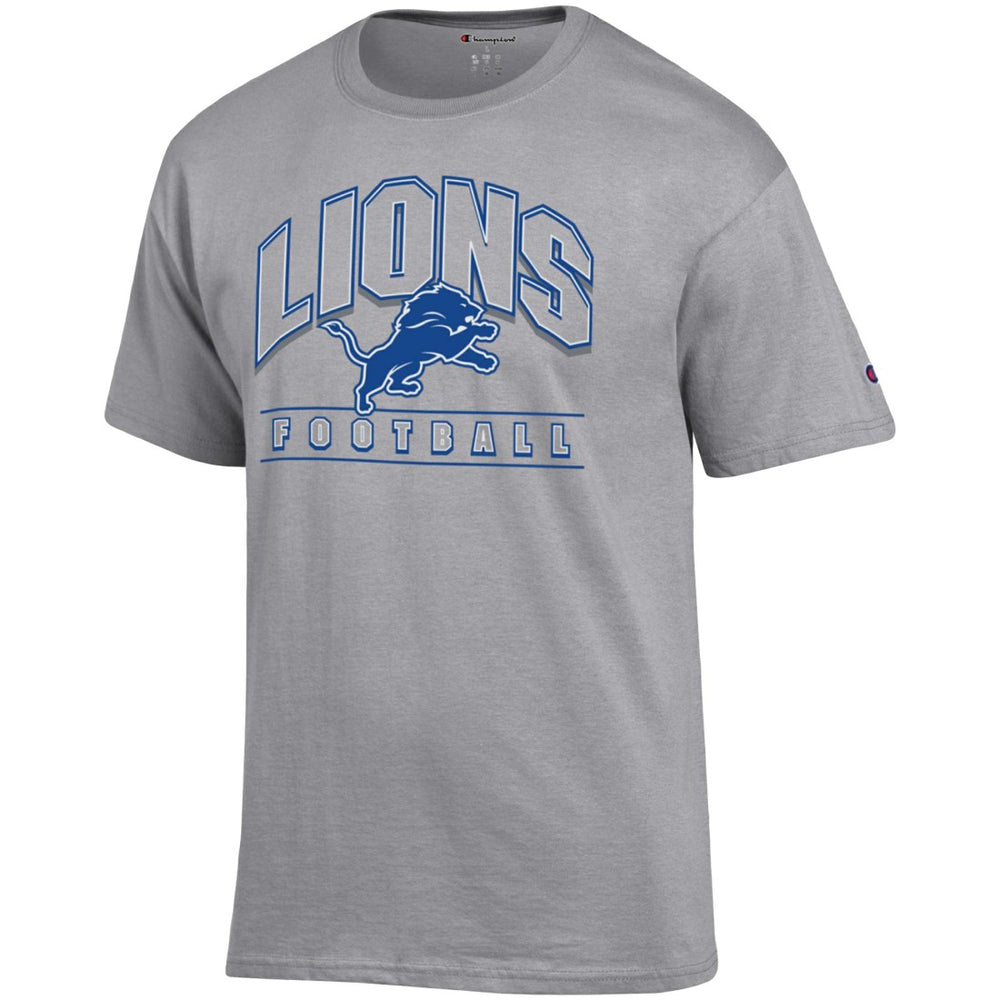 Detroit Lions Champion Football T-Shirt - Heather Gray - NFL