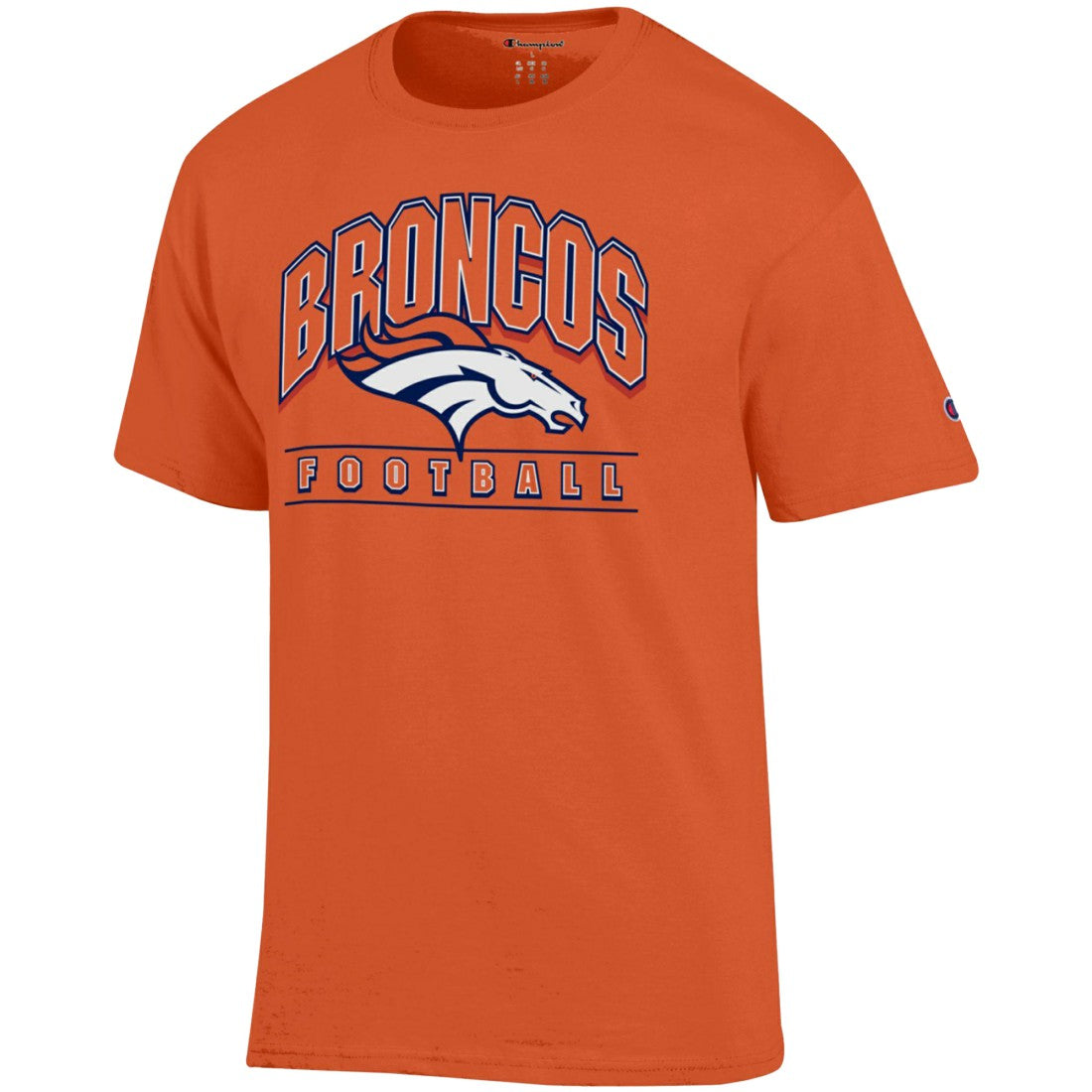 Denver Broncos Champion Football T-Shirt - Orange - NFL