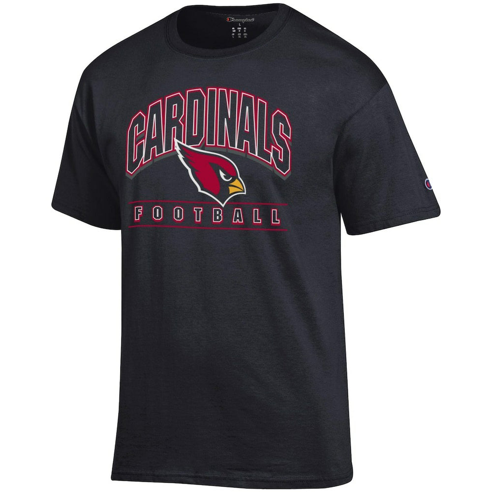 Arizona Cardinals Champion Football T-Shirt - Black - NFL
