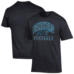 Carolina Panthers Champion Football T-Shirt - Black - NFL