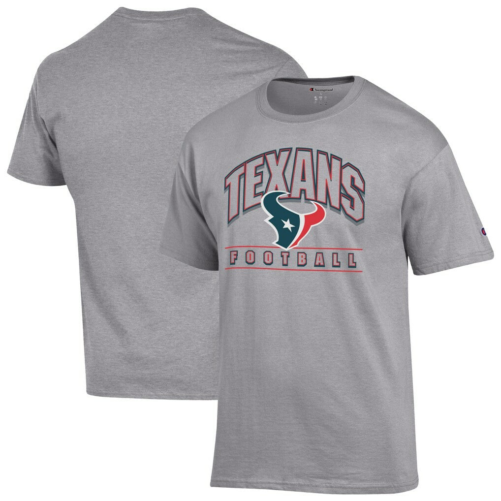 Houston Texans Champion Football T-Shirt - Heather Gray - NFL
