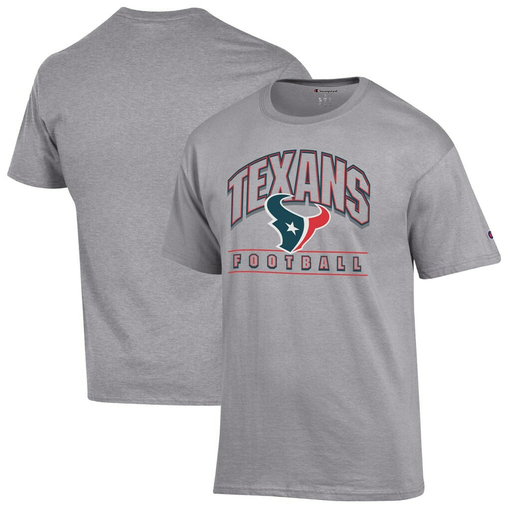 Houston Texans Champion Football T-Shirt - Heather Gray - NFL