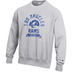 Los Angeles Rams Champion Reverse Weave Fleece Pullover Sweatshirt - Heather Gray - NFL