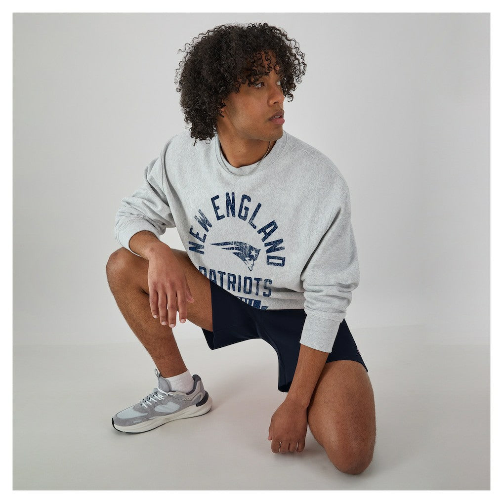 New England Patriots Champion Reverse Weave Fleece Pullover Sweatshirt - Heather Gray - NFL