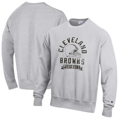 Cleveland Browns Champion Reverse Weave Fleece Pullover Sweatshirt - Heather Gray - NFL