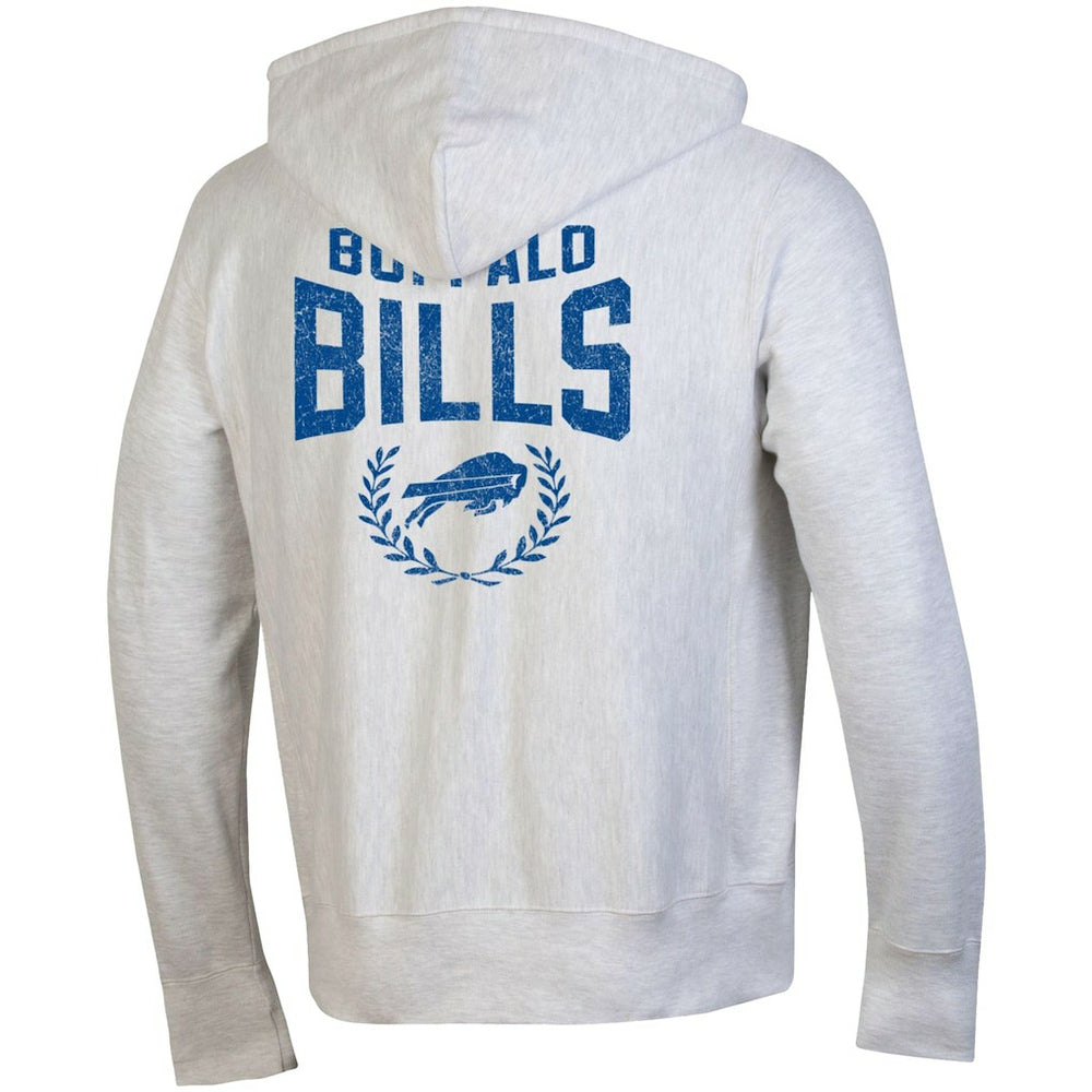 Buffalo Bills Champion Reverse Weave Full-Zip Hoodie - Heather Gray - NFL