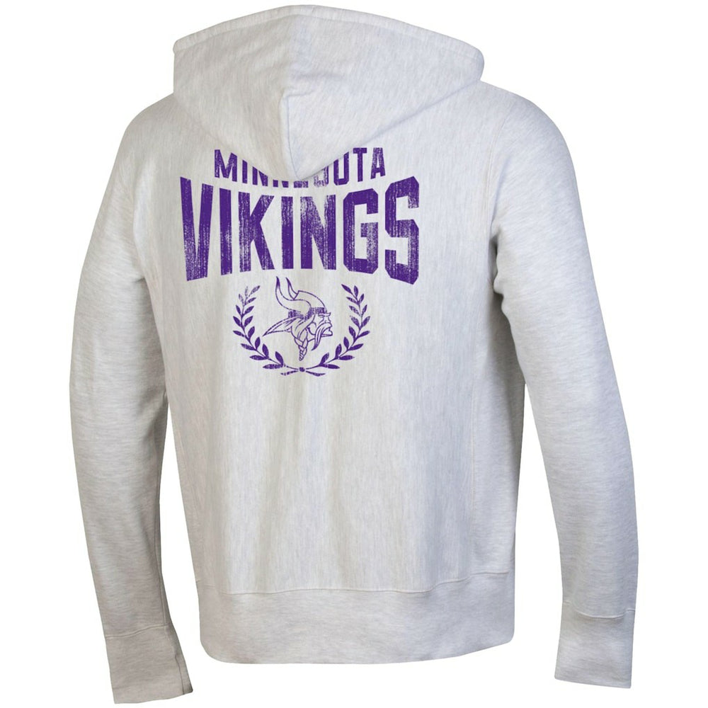 Minnesota Vikings Champion Reverse Weave Full-Zip Hoodie - Heather Gray - NFL