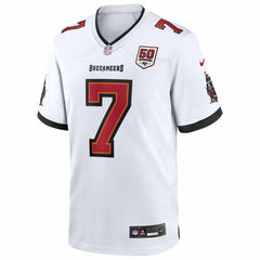 Bucky Irving Tampa Bay Buccaneers 50th Season White Game Jersey - White - Nike