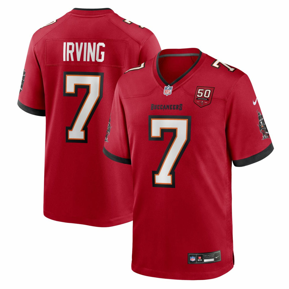 Bucky Irving Tampa Bay Buccaneers 50th Season Team Game Jersey - Red - Nike