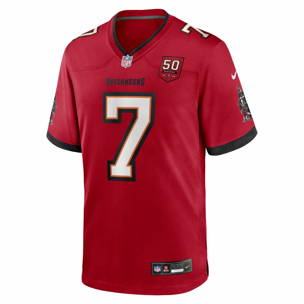 Bucky Irving Tampa Bay Buccaneers 50th Season Team Game Jersey - Red - Nike