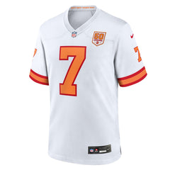 Bucky Irving '76 Tampa Bay Buccaneers 50th Season Game Jersey - White - Nike