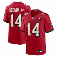 Chris Godwin Jr. Tampa Bay Buccaneers 50th Season Team Game Jersey - Red - Nike