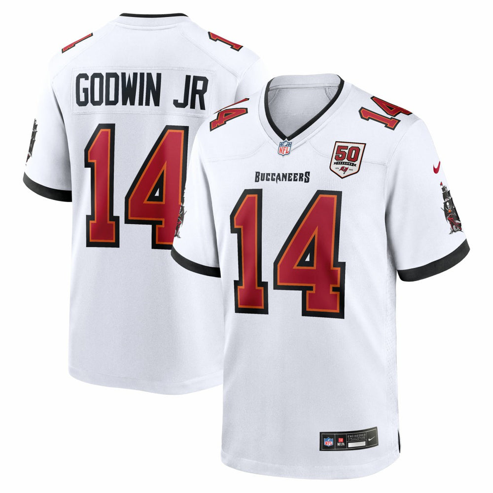 Chris Godwin Jr. Tampa Bay Buccaneers 50th Season White Game Jersey - White - Nike