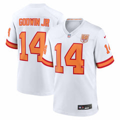 Chris Godwin Jr. '76 Tampa Bay Buccaneers 50th Season Game Jersey - White - Nike