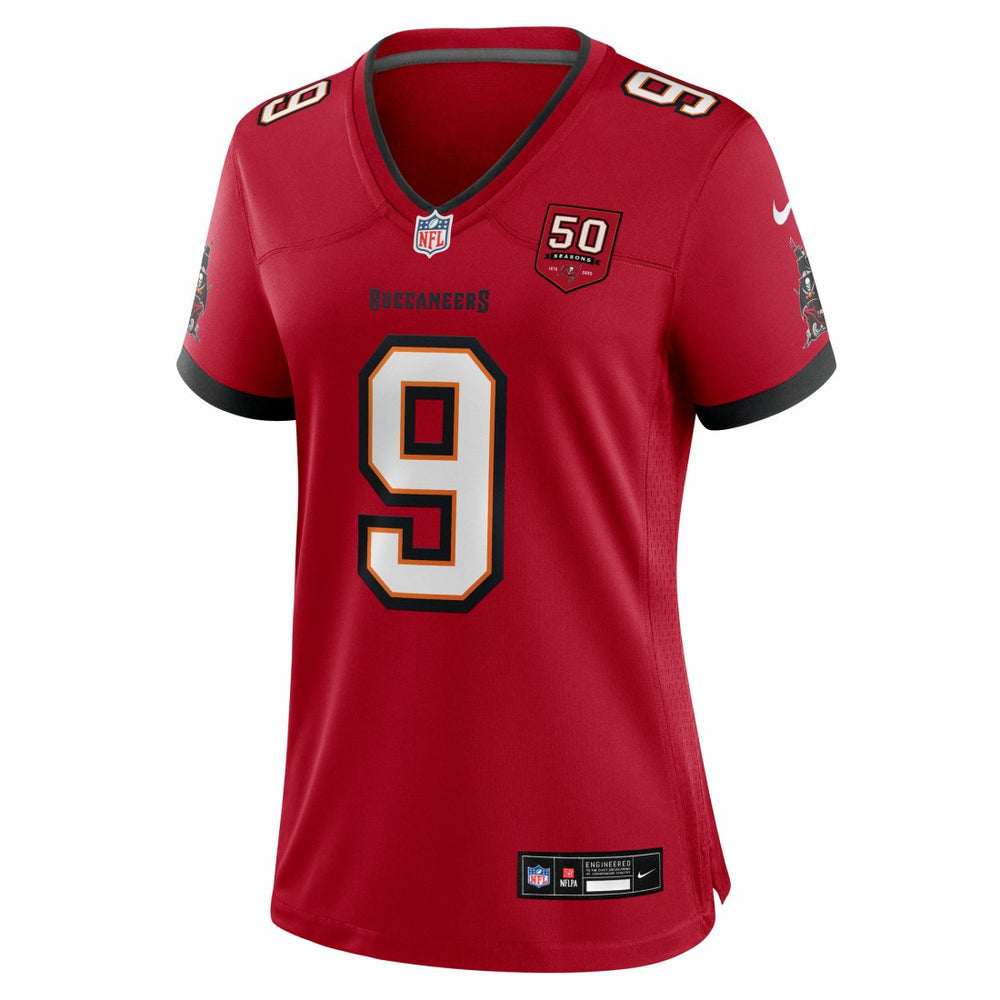 Emeka Egbuka Tampa Bay Buccaneers Women's 50th Season Team Game Jersey - Red - Nike