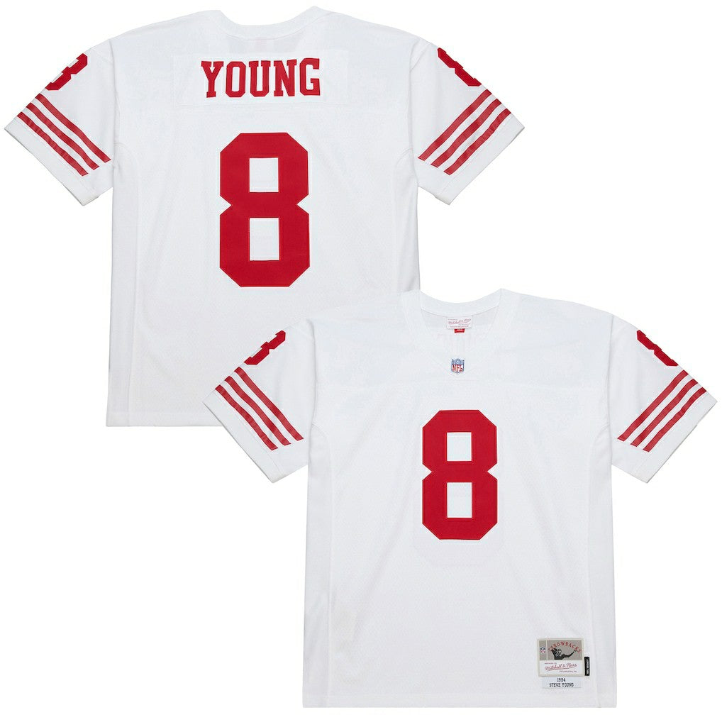 Steve Young San Francisco 49ers 1994 Legacy Replica Jersey - White - Mitchell & Ness