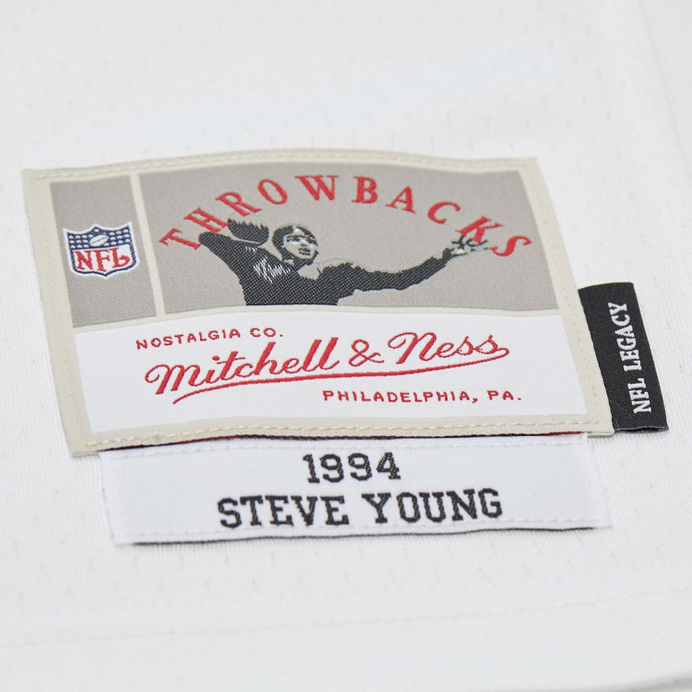 Steve Young San Francisco 49ers 1994 Legacy Replica Jersey - White - Mitchell & Ness