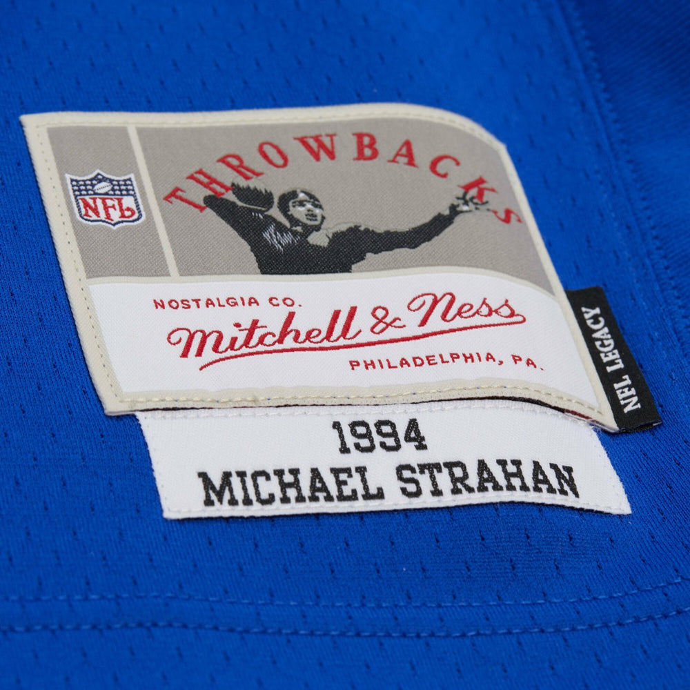 Michael Strahan New York Giants 1994 Legacy Replica Jersey - Royal - Mitchell & Ness