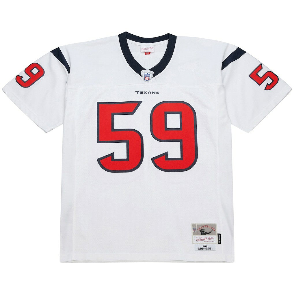 DeMeco Ryans Houston Texans 2006 Legacy Replica Jersey - White - Mitchell & Ness