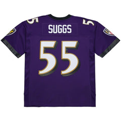 Terrell Suggs Baltimore Ravens 2003 Legacy Replica Jersey - Purple - Mitchell & Ness