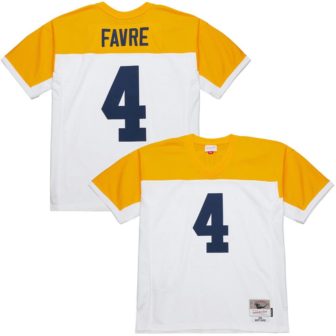 Brett Favre Green Bay Packers 1994 Legacy Replica Jersey - White - Mitchell & Ness