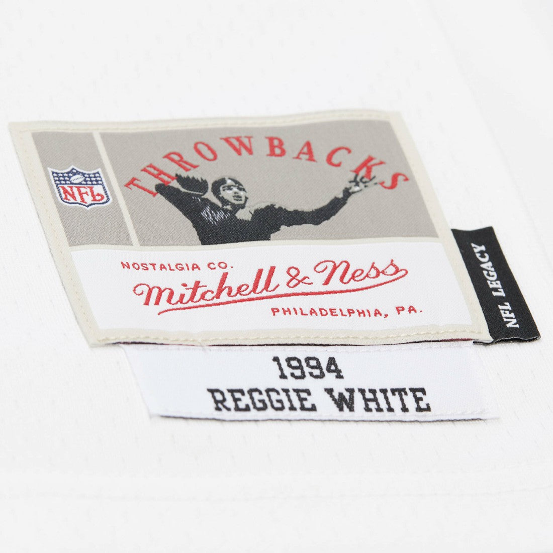 Reggie White Green Bay Packers 1994 Legacy Replica Jersey - White - Mitchell & Ness
