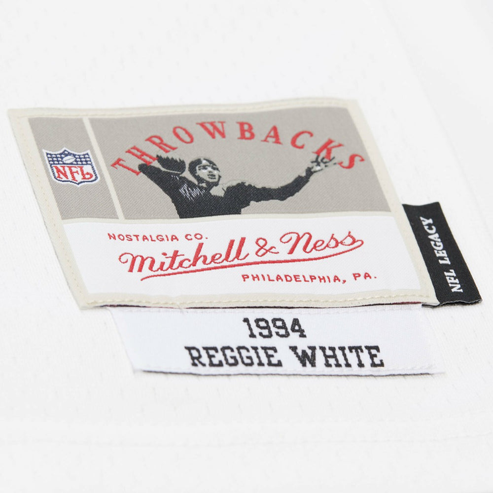 Reggie White Green Bay Packers 1994 Legacy Replica Jersey - White - Mitchell & Ness
