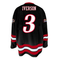 Mitchell & Ness Allen Iverson Philadelphia 76ers Big & Tall NBA Hockey Jersey Black