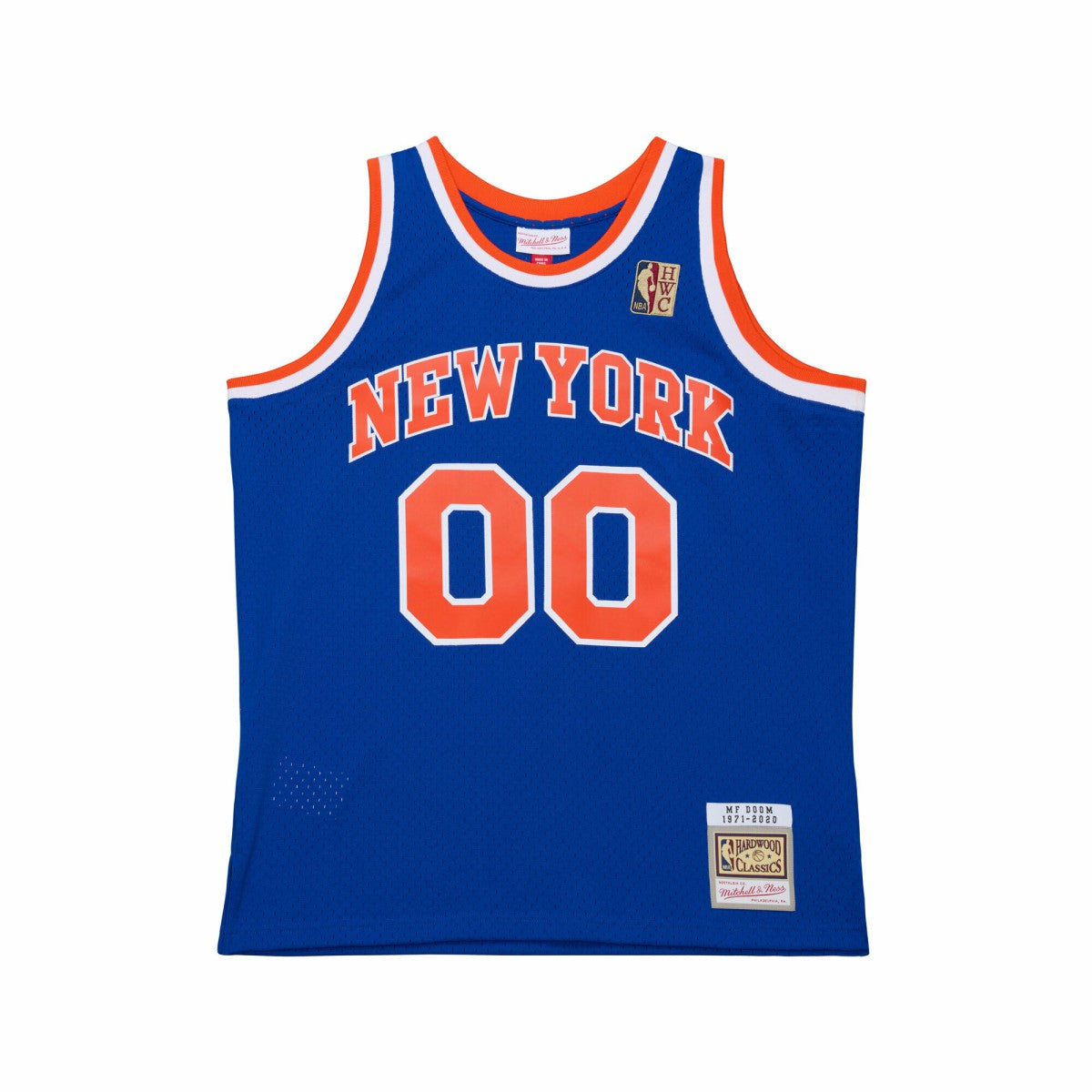 Mitchell & Ness MF DOOM x NY Knicks x A New York Story Fashion Jersey Blue