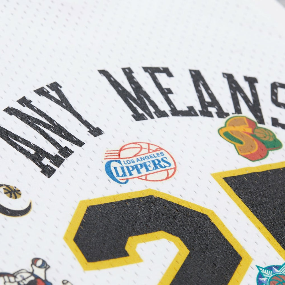 Mitchell & Ness  x NBA x AMP Mesh Tank Top White