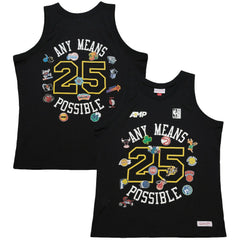 Mitchell & Ness  x NBA x AMP Mesh Tank Top Black