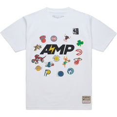 Mitchell & Ness  x NBA x AMP T-Shirt White