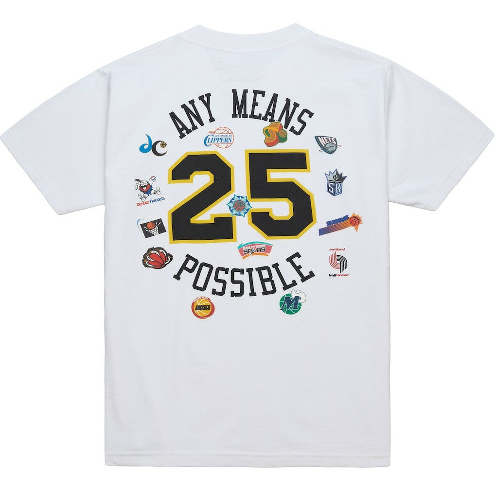 Mitchell & Ness  x NBA x AMP T-Shirt White