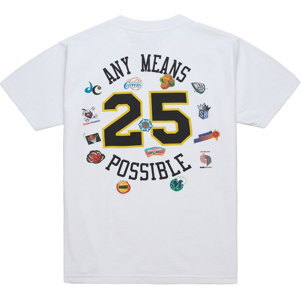 Mitchell & Ness  x NBA x AMP T-Shirt White