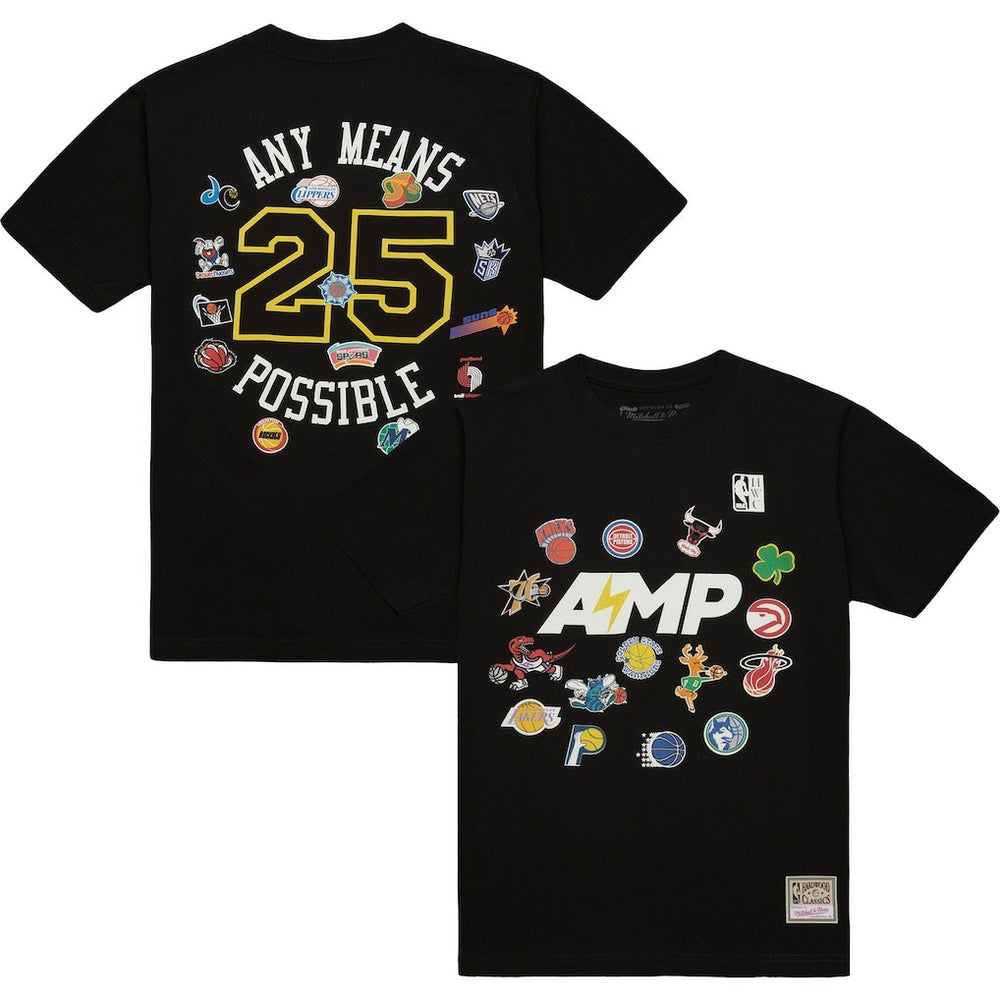 Mitchell & Ness  x NBA x AMP T-Shirt Black