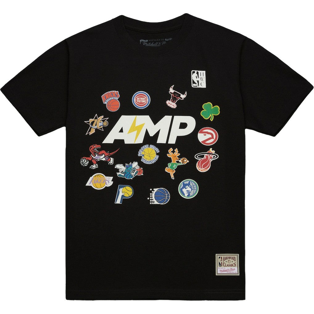 Mitchell & Ness  x NBA x AMP T-Shirt Black